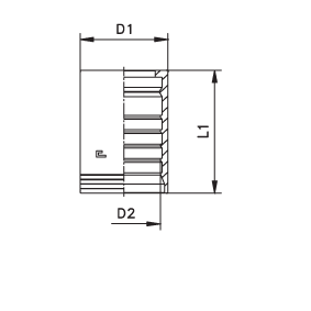 Муфта Interlock 4SP/4SH/R13/R15 805802 DN=25 - фото 120794