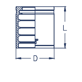 Муфты 1SN/1SC/2SC/R16S/R17 (без зачистки) BNK104 DN=6 - фото 120826