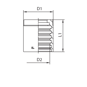 Муфты обжимные 1SN/2SN/2SC (без зачистки) 800551 DN=5 - фото 120957