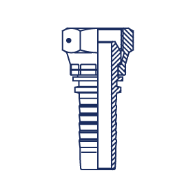 Фитинги, внутренняя резьба NPSM, конус 60° CX0404FSM DN=6,3 - фото 127504