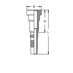 Фланец Interlock SUPERCAT CH1616YPB DN=25 - фото 127881