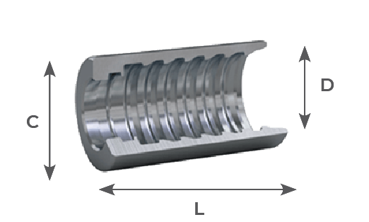 Термопластиковый рукав TransferOil SAH - FERRULE H35/H50 316L, 1/4 FERRULE VHP TP-F 316L - фото 131913