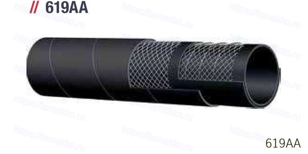 Рукав AlfaGomma 619AA для топлива/масла напорновсасывающий 16 бар, d=75.0 мм - фото 132915