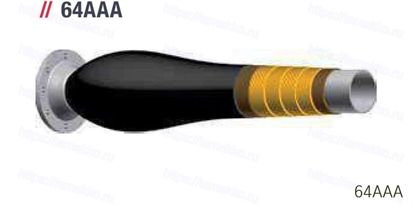 Рукав AlfaGomma 64AAA для подачи топлива/масла 10 бар, d=150.0 мм - фото 132974