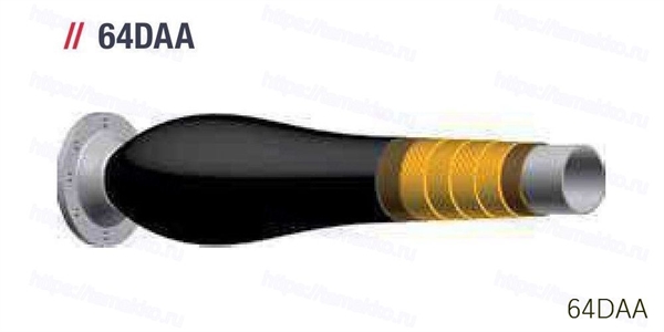 Рукав AlfaGomma 64DAA для подачи топлива/масла 15 бар, d=150.0 мм - фото 132990