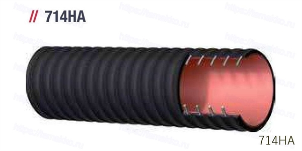 Рукав AlfaGomma 714HA для всасывания бурового шлама 5 бар, d=63.0 мм - фото 133185