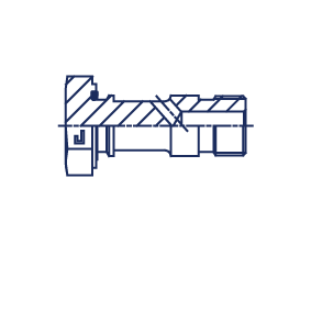Болт BANJO M 22x1.5 - фото 134700