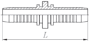 Соединитель ремонтный DN 08 (для навивки) - фото 136643
