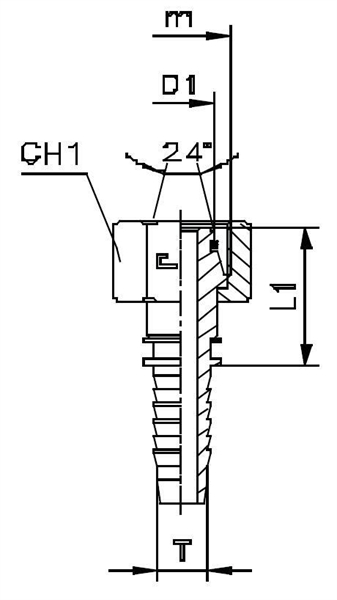 Фитинг DN 05 DKO-S (Г) 14x1.5 6 - фото 136764