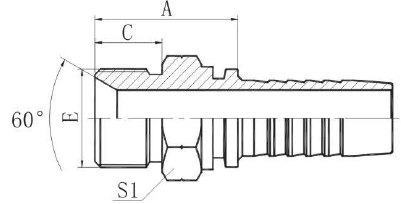 Фитинг DN 08 BSP (Ш) 1/4 - фото 136852