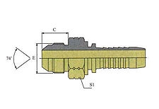 Фитинг DN 10 JIC (Ш) 7/8 - фото 136920