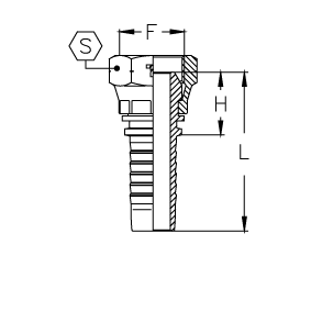 Фитинг DN 12 DKM (Г) 22x1.5 - фото 136946