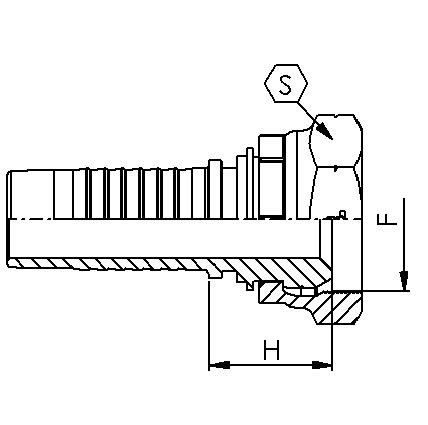 Фитинг DN 12 DKM 24x1.5 - фото 136948