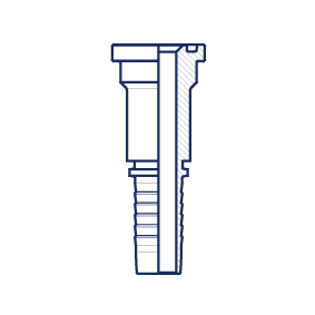 Фитинг DN 12 SF Komatsu 3000 34 - фото 136975
