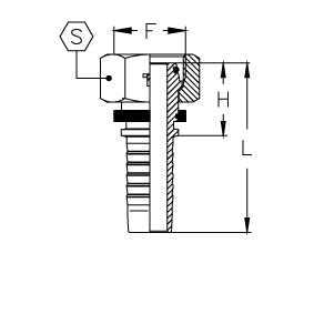 Фитинг DN 20 DKO-L (Г) 26x1.5 18 - фото 137043