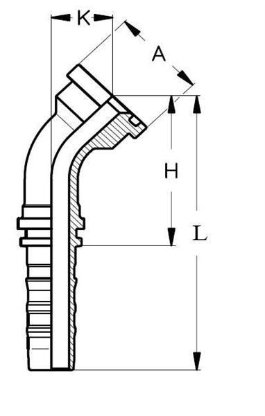 Фитинг DN 20 SFS CAT 1 47.6 (45) CS - фото 137146