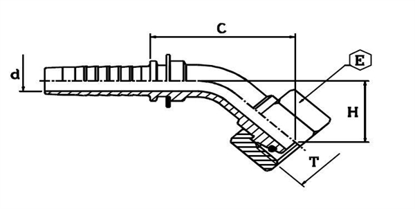 Фитинг DN 25 DKO-L (Г) 36x2 28 (45) - фото 137190