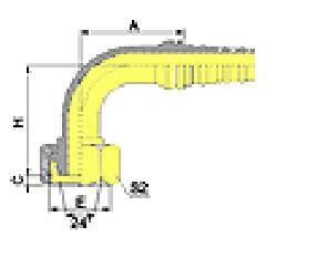 Фитинг DN 25 DKO-S (Г) 42x2 30 (90) Interlock - фото 137197