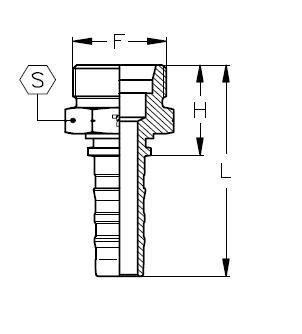 Фитинг DN 25 DKO-S (Ш) 36x2 25 CS - фото 137201