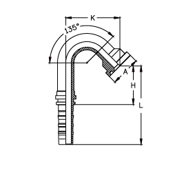 Фитинг DN 25 SFL 1 44.5 (135) CS - фото 137238