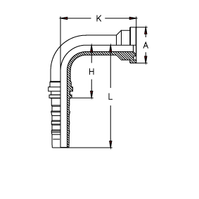 Фитинг DN 32 SFL 1.1/2 60.4 (90) CS удлинен. К=118 - фото 137391