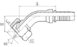 Фитинг DN 38 BSP (Г) 2 (45)  накидная гайка - фото 137461