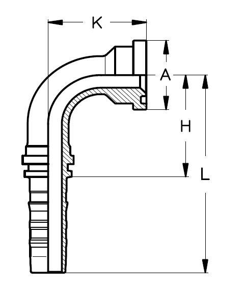 Фитинг DN 38 SFS CAT 2 79.4 (90) CS - фото 137552