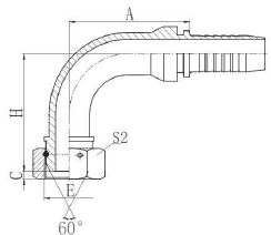 Фитинг DN 50 BSP (Г) 2 (90) - фото 137558