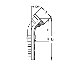 Фитинг DN 50 SFL 2.1/2 84.1 (45) CS - фото 137591