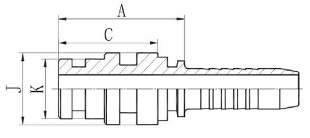 Фитинг DN 50 Staplelock SAE J1467 d=55.9 STECK 64 - фото 137610