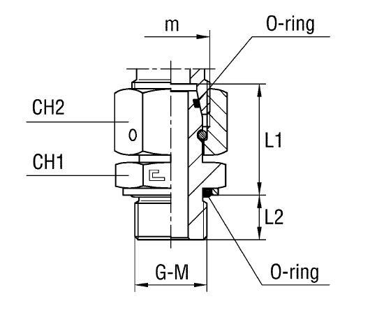 Штуцер FNH DL10 М14х1.5 - фото 137861