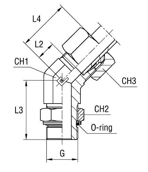 Штуцер FRG45 DS14 BSP1/2" (в сборе) - фото 137878
