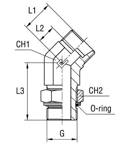 Штуцер FRG45 DS30 BSP1.1/4" (корпус) - фото 137880