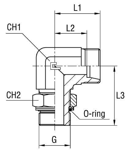 Штуцер FRG90 DS10 BSP 3/8 " (корпус) - фото 137896