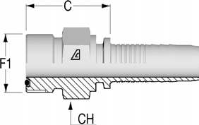 Фитинг DN 10 ORFS (Ш) 11/16 - фото 138031