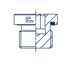 Заглушка VE (Ш) М27x2 - фото 138404