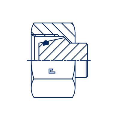 Заглушка VP DL10 с гайкой и o-ring - фото 138437