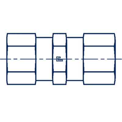 Клапан обратный с внутренней резьбой M22x1.5 впускной - фото 138477