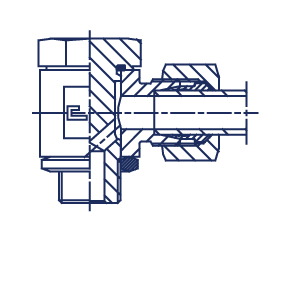 Соединение JE DL18 М22х1.5 (в сборе) - фото 138786
