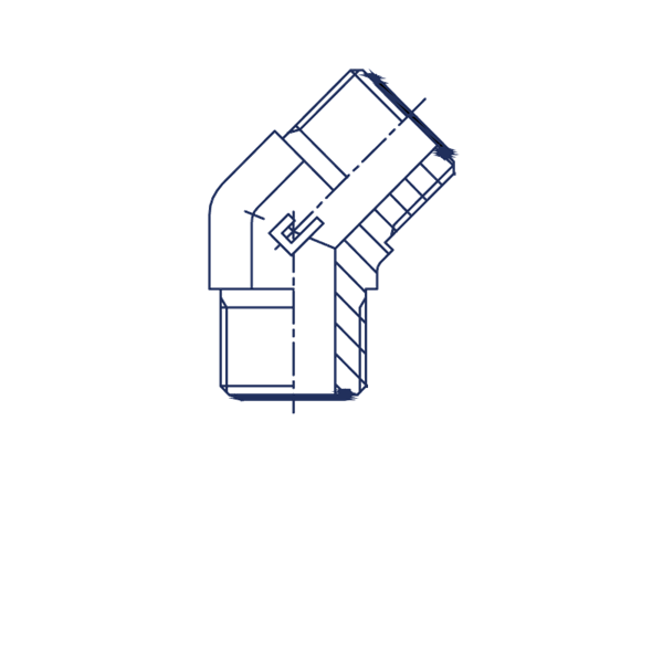 Соединение P45 ORFS 13/16 - фото 139221