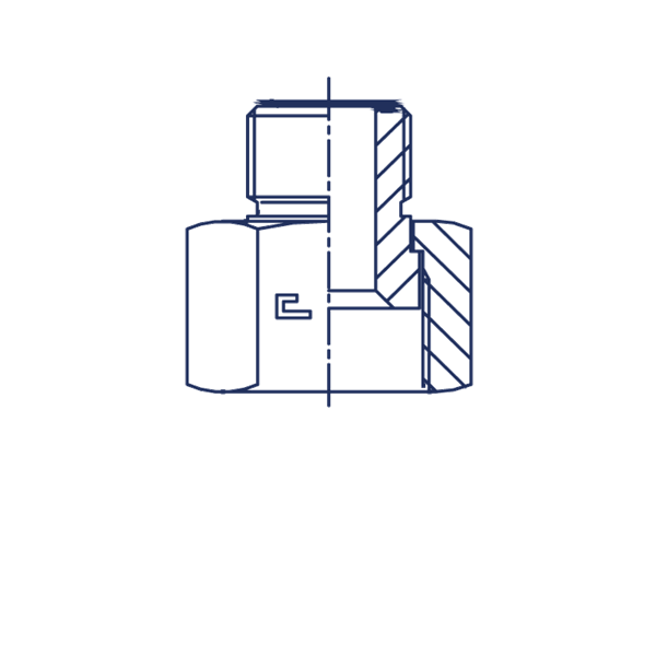 Соединение PR D20-16 ORFS 1.3/16 - ORFS 1 - фото 139982