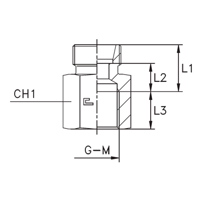 Соединение PS DL08 М12х1.5 (корпус) - фото 140136