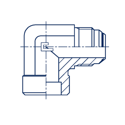 Соединение WS90 JIC 3/4" - фото 140550