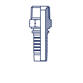 Фитинг DN 10 NPTF 1/4 - фото 140725