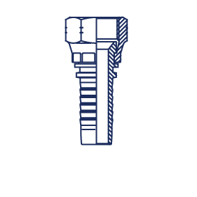 Фитинг DN 32 JIC (Г) 1.5/16 - фото 140862