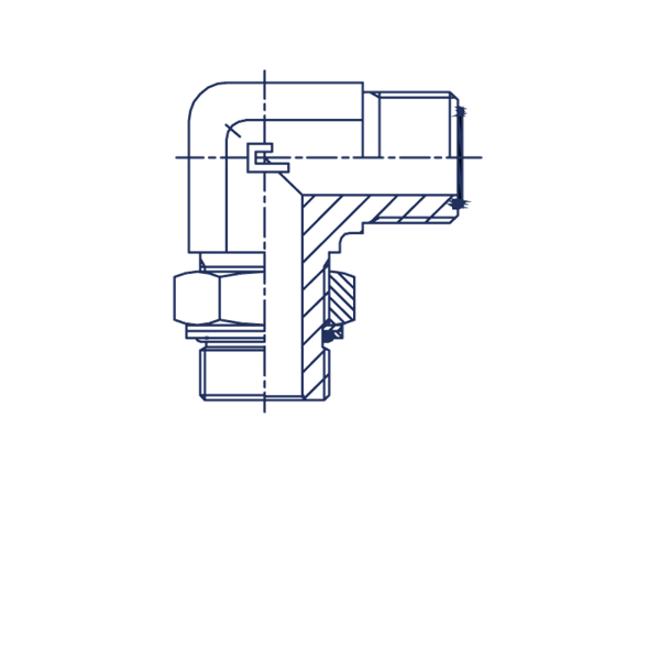 ФИТТИНГ ORFS ELBOW 25-1.1/4 - фото 140882