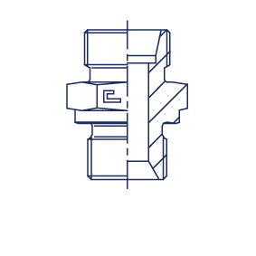Штуцер FB DL10 BSP 3/8" (корпус) - фото 141021