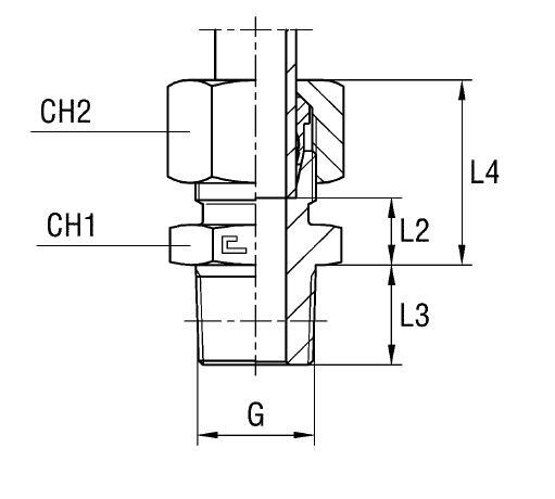 Штуцер FC DL06 BSPT 1/8" (в сборе) - фото 141212