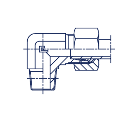 Штуцер FC90 DL10 M14x1.5 - фото 141651