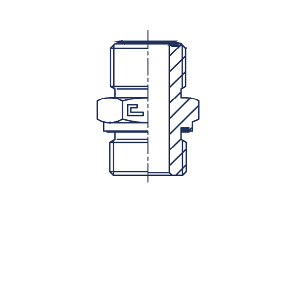 Штуцер FE D16 ORFS 1 - 27x2 - фото 141922